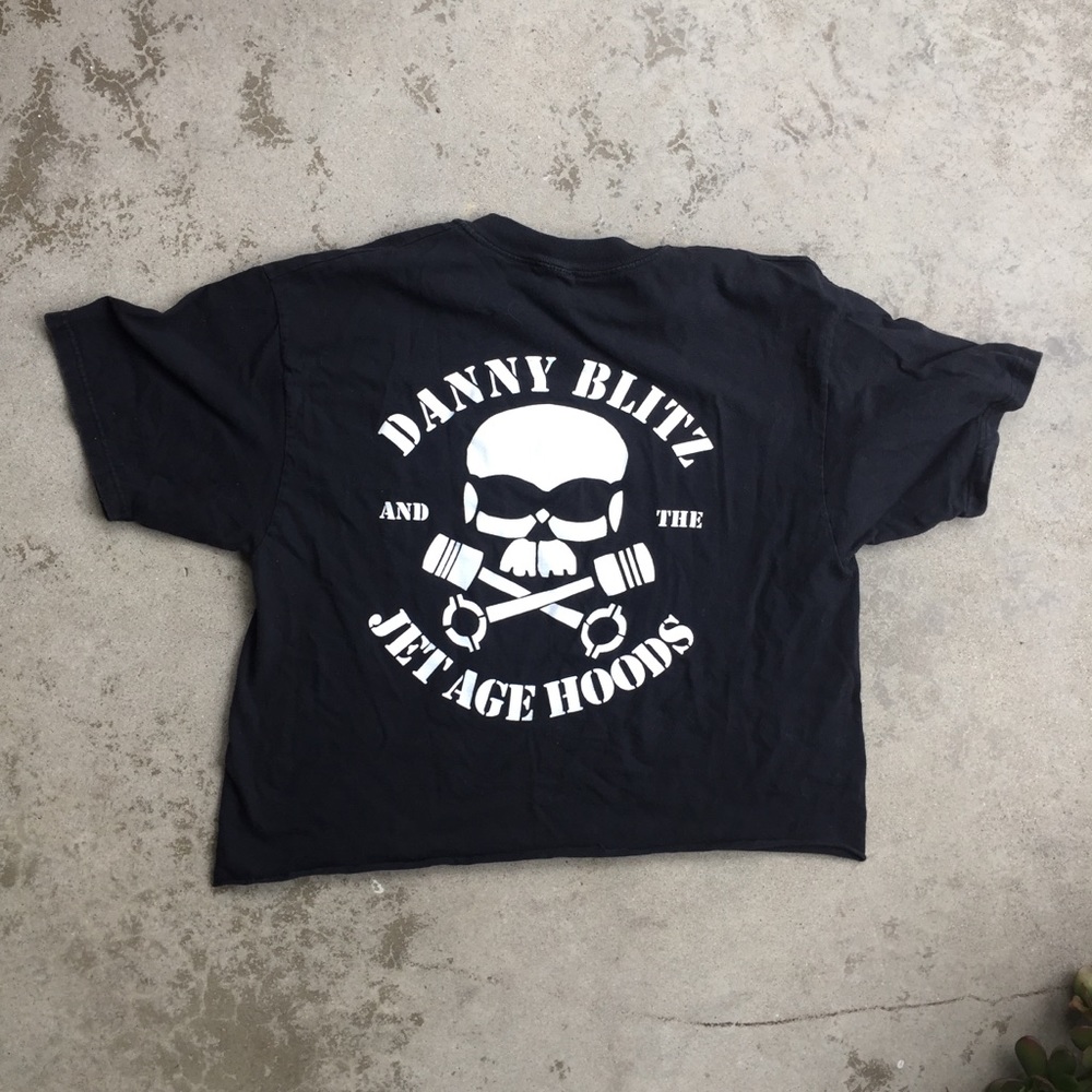 Danny Blitz Band Tee Cropped